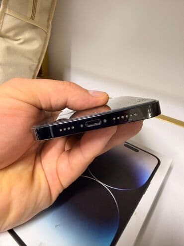 max: IPhone 14 Pro Max, Б/у, 512 ГБ, Черный, Защитное стекло, Кабель, Чехол, 87 % — 3