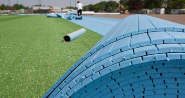 газон для футбольного поля: Подложка под искусственный газон Shockpad AS - это. запатентованный — 1