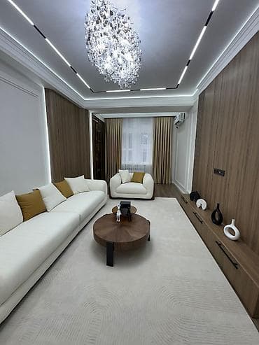 жк венеция бишкек: 2 бөлмө, 73 м², Элитка, 12 кабат, Дизайнердик ремонт — 3