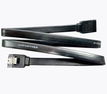 кейс для жесткого диска: Провод SATA3 6Gb 30 см с надёжными фиксаторами. Цена: 70 сом за шт — 5