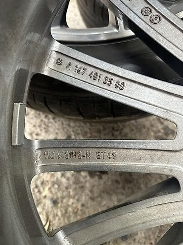 диски вольксваген: Литые Диски R 21 AMG, Комплект, отверстий - 5, Б/у — 8