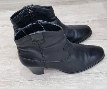 сапоги из натурального меха и кожи: Германские сапоги демисезонные. Натуральная кожа, Небольшой — 4