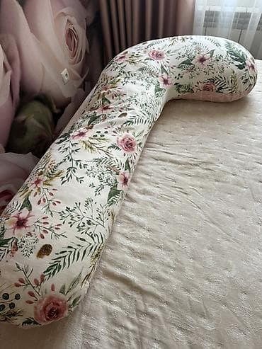 Подушка для беременных и кормления, форма G/С-образная (длинная