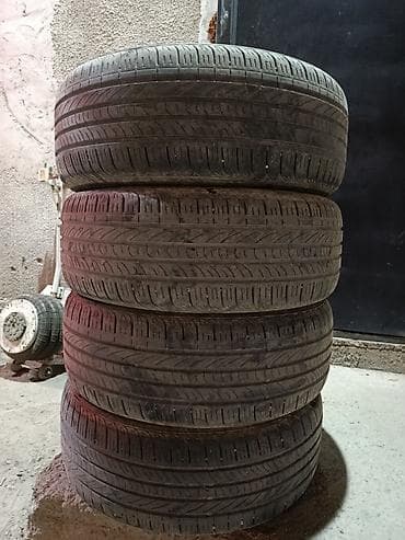 Шины 215 / 55 / R 17, Лето, Б/у, Комплект, Легковые, Корея, Cooper