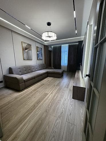 2 бөлмө, 74 м², Элитка, 5 кабат, Дизайнердик ремонт