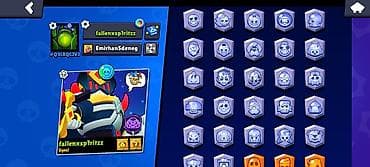 па 3: Игровой аккаунт Brawl Stars Основное: - Трофеи: 50 032 - Собрано — 2