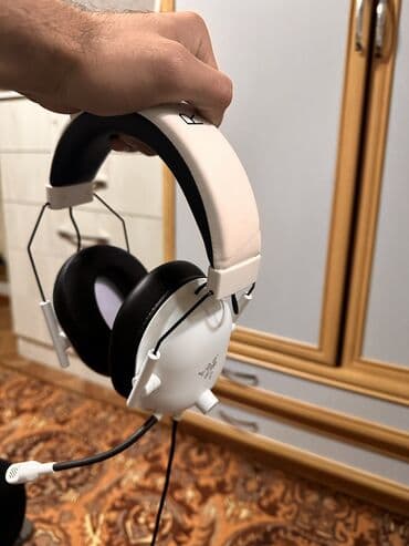 комбо комбик колонка: Игровая гарнитура Razer BlackShark V2 X White Edition (проводная) — 3