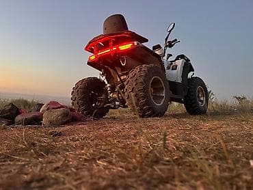 эндура 250 куб: Квадроцикл (белый/черный) для бездорожья. - Агрессивный дизайн — 3