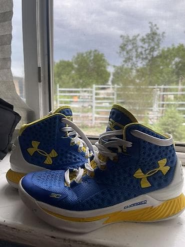 феникс 8 про: Мужские кроссовки, 36, Under Armour, Б/у, цвет - Синий, Самовывоз, Платная доставка — 2