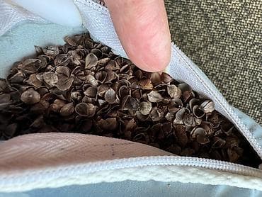 Матраска арналган каптамалар жана топперлер: Подушка с наполнителем из гречневой лузги. Очень много положительных — 3