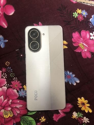 redmi note 13pro: Poco C71, Б/у, 128 ГБ, цвет - Серебристый, 2 SIM — 1