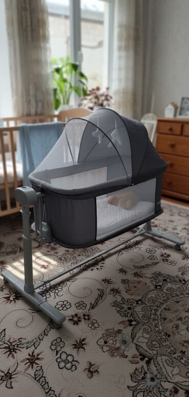 чернозем в бишкеке доставка: Детская прикроватная колыбель Coolbaby с москитной сеткой и — 1