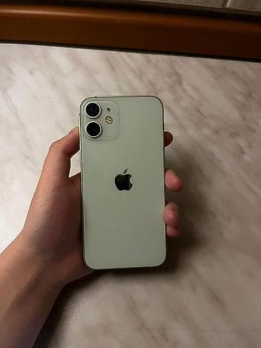 IPhone 12 mini, Б/у, 64 ГБ, Зеленый, Чехол, 74 %