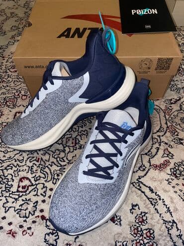 nike react: Мужские кроссовки, 41, Anta, Новый, цвет - Синий, Платная доставка, Самовывоз — 4