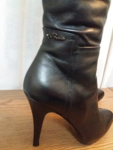 купить сапоги женские зимние кожаные италия: Сапожки итальянские кожа, мех на 38 ножку — 3