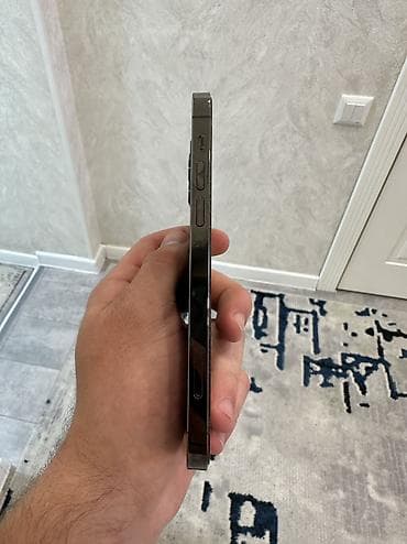 IPhone 12 Pro, Колдонулган, 128 ГБ, Графит, Коргоочу айнек, Каптама, 77 % — 3