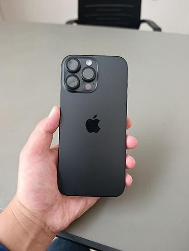 IPhone 16 Pro Max, Б/у, 512 ГБ, Black Titanium, Зарядное устройство, 92 %
