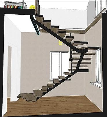 Строительные растворы и добавки: Деревянная лестница Для дома, Бесплатная консультация, Форма лестницы: Прямая — 5