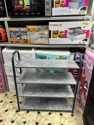 обувная полка с пуфиком: Полка для обуви, Новый, Железо, Платная доставка, Бесплатная доставка — 5