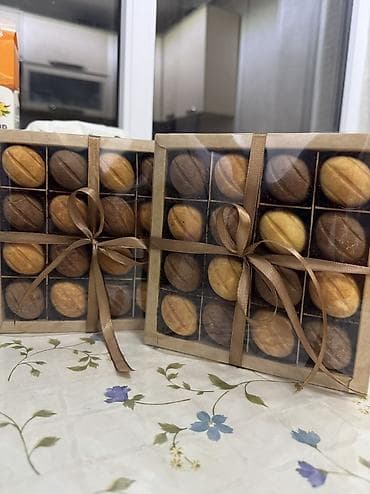 Полуфабрикаты: Подарочные наборы печенья «Орешки» Булочки,ватрушки,кексы с творогом — 4