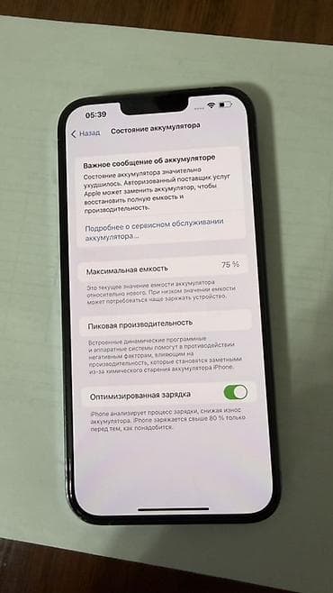 iphone 9: IPhone 13 Pro Max, Б/у, 256 ГБ, Графит, 75 % — 1