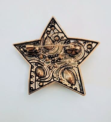 платье леопардовое: Брошь, Женские, Металл, Новый — 6