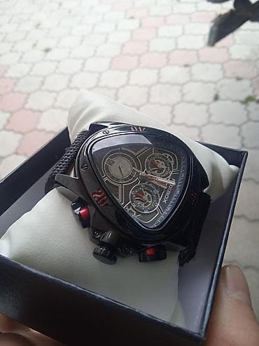 женское часы: Часы мужские FYBOX с треугольным корпусом - Дизайн: нестандартный — 2