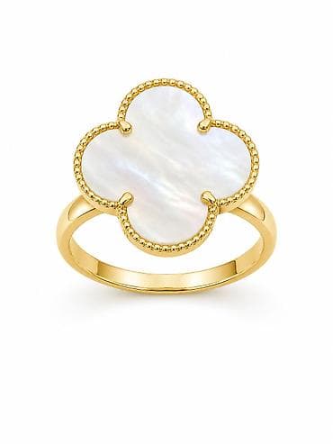 armani code: 35776 Кольцо Van Cleef в жёлтом золоте с перламутром - Материал — 1