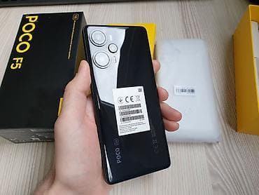 Poco F5, Б/у, 256 ГБ, цвет - Черный, 2 SIM
