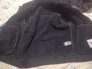 Брюки: Мужская куртка-«бомбер» из чёрной эко-кожи с тёплой подкладкой из — 3