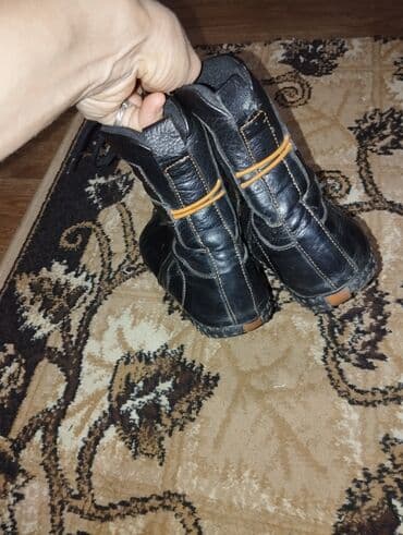 фирменная обувь из италии: Кожаные ботасы с Европы,очень мягкие на ногах, удобные,👍 — 7