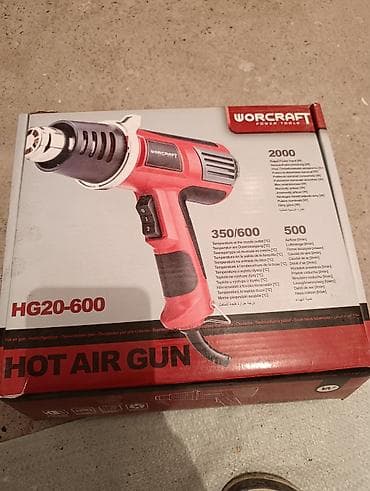 Курулуш фендери: Фен строительный Worcraft HG20-600 (термовоздуходувка) В новом — 1