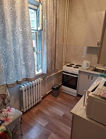 Квартиры: 1 комната, 34 м², Кок-Жар мкр 105 серия, 4 этаж, Евроремонт — 3