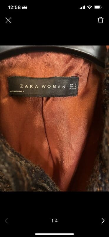 Прокат одежды: Пиджак, Твид, Стойка-воротник, Турция, S — 4