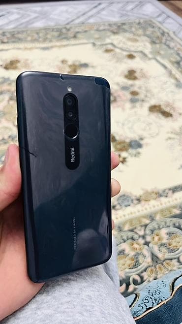 tecno phantom x2: Redmi, Redmi 8, Б/у, 64 ГБ, цвет - Черный, 2 SIM — 2