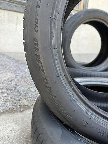 275 50 19: Продаю резину перед зад разноширокая Летние шины Pirelli, 2 колеса — 8