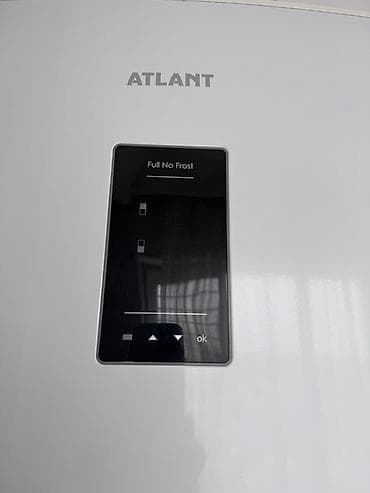 sharp aquos: Холодильник Atlant, Б/у, Двухкамерный, No frost, 60 * 203 * 59 — 2