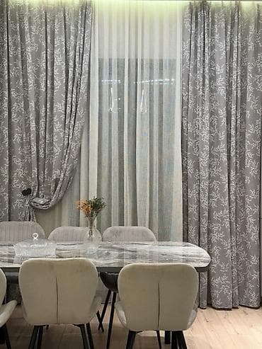 светонепроницаемые шторы: Комплект штор, С тюлем в комплекте, Изготовление на заказ, Для зала — 3