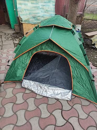 Палатка быстрой установки (автомат/POP-UP) зеленого цвета — 1