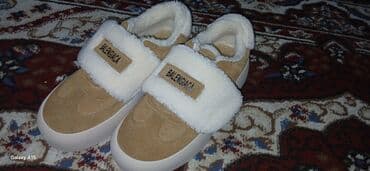 детские сапоги для девочек: Зимние детские кеды/ботинки с мехом - Теплая внутренняя отделка — 5