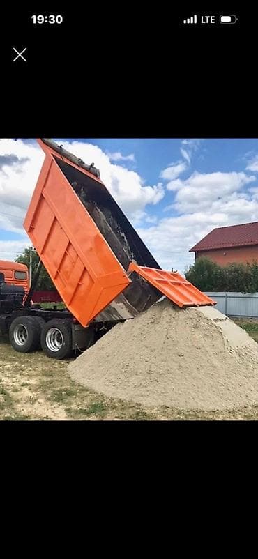 Песок и щебень с доставкой самосвалами - Поставки сыпучих материалов
