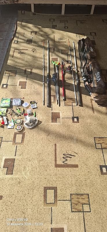 Набор для рыбалки (полный комплект) Состав: - 4 спиннинга/удилища