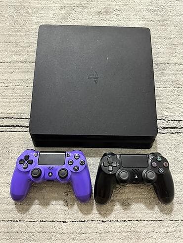Техника и электроника: PlayStation 4 SLIM 500 GB Состояние идеальное 1 оригинальный геймпад — 1