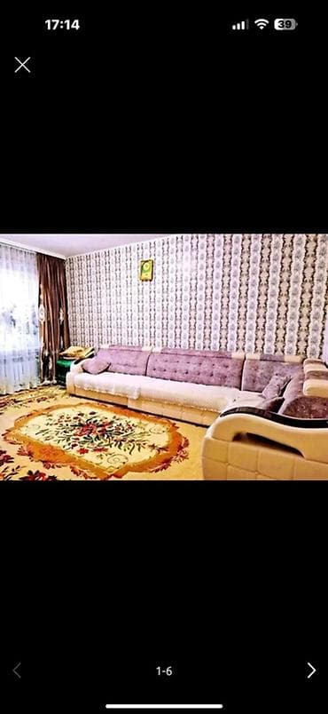 аламединский рынок квартиры: 3 комнаты, 62 м², Аламедин-1 мкр Элитка, 4 этаж, Евроремонт — 1