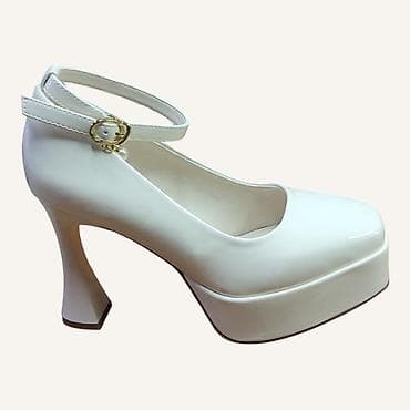 Туфли: Лодочки на платформе с фигурным каблуком - Модель: закрытые лодочки с — 3