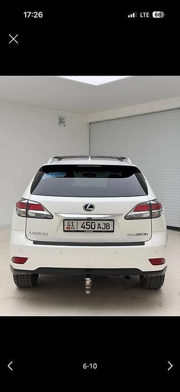 Lexus RX: 2012 г., 3.5 л, Вариатор, Гибрид, Кроссовер — 3