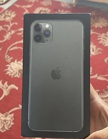 айфн 11: IPhone 11 Pro Max, Б/у, 256 ГБ, Matte Midnight Green, Коробка, 93 % — 4