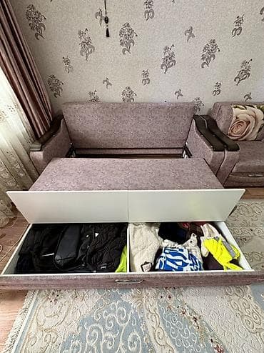 Мебельные гарнитуры: Комплект мягкой мебели, Б/у, Самовывоз, Платная доставка, цвет - Розовый — 10