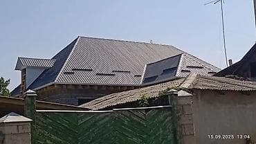 крыша жабат: Нолдон баштап крыша стяжка франтон фундамент кирпич штукатурка Жана — 1