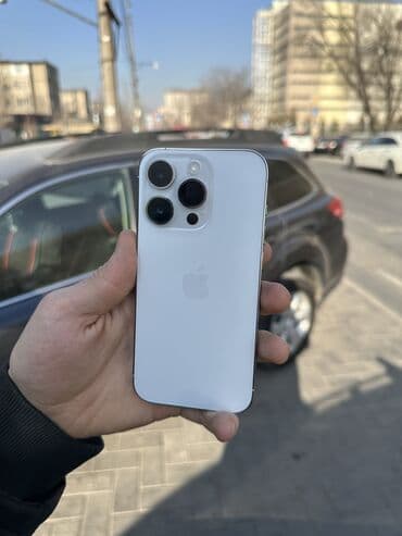 купить бу телефон redmi: IPhone 14 Pro, Б/у, 128 ГБ, Matte Silver, Зарядное устройство, Защитное стекло, Чехол, 77 % — 3